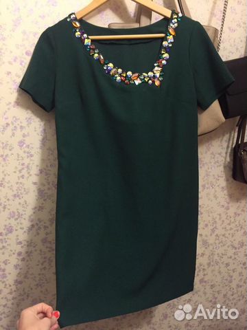 Платье с камнями Swarovski