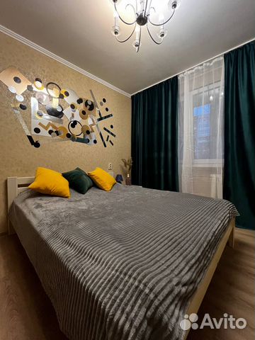 

1-к. квартира, 38 м², 2 кровати