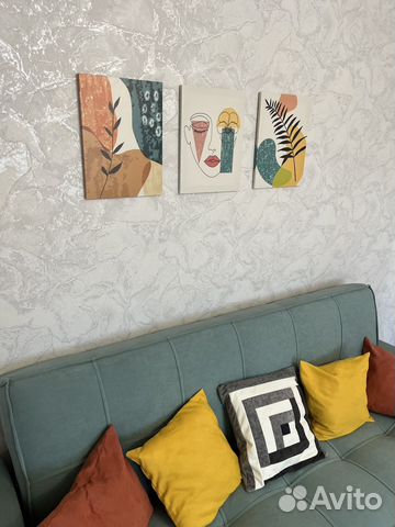 

1-к. квартира, 30 м², 2 кровати