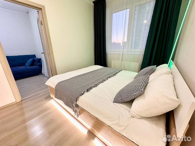 

1-к. квартира, 44,8 м², 2 кровати