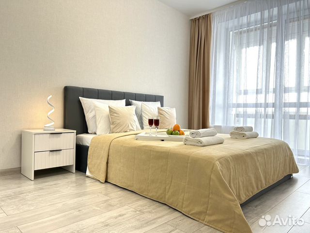 

1-к. квартира, 46 м², 2 кровати