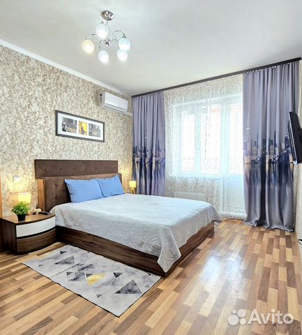 

1-к. квартира, 34 м², 2 кровати