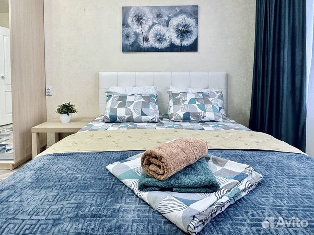 

1-к. квартира, 45 м², 3 кровати