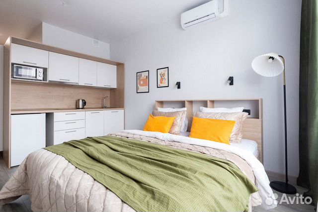 

Квартира-студия, 27 м², 2 кровати
