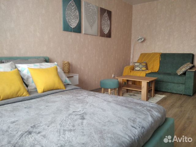 

1-к. квартира, 38 м², 2 кровати