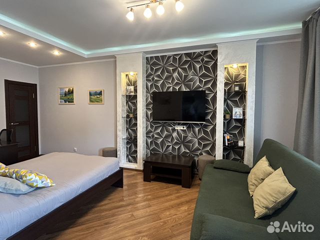 

Квартира-студия, 43 м², 2 кровати