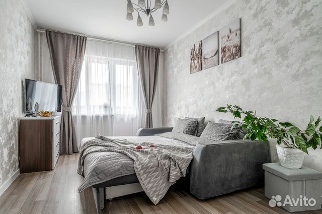 

1-к. квартира, 43 м², 3 кровати