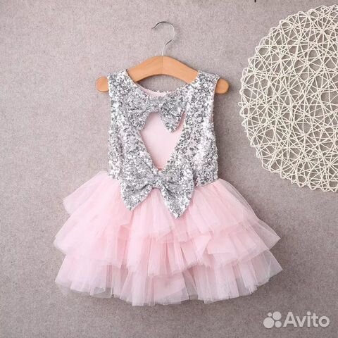 Платье праздничное нарядное новое 80 размер