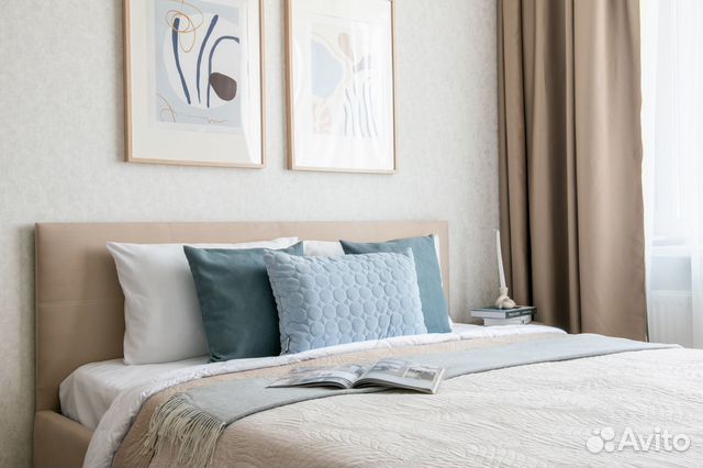 

1-к. квартира, 42 м², 2 кровати