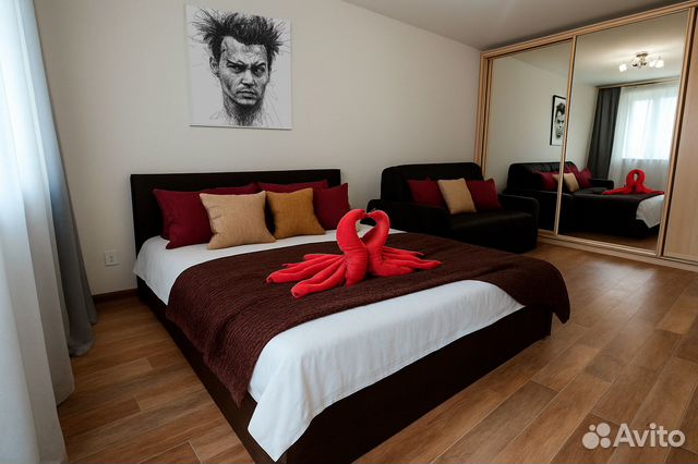 

1-к. квартира, 39 м², 2 кровати