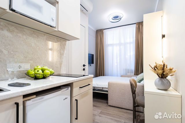 

Квартира-студия, 18 м², 1 кровать