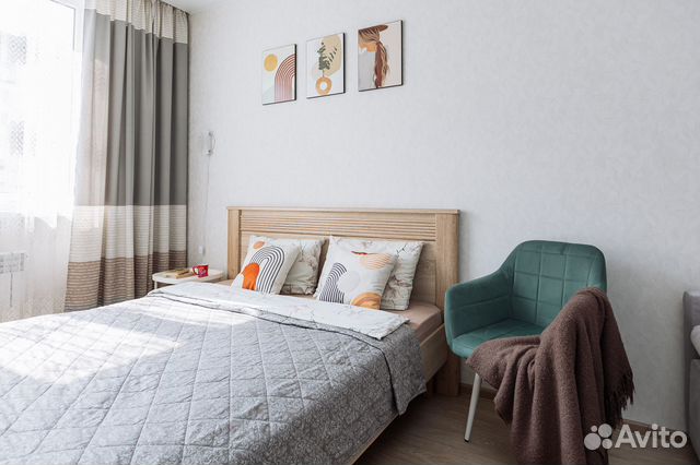 

1-к. квартира, 44 м², 1 кровать