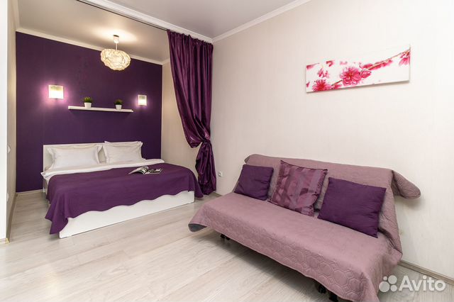 

1-к. квартира, 42 м², 2 кровати