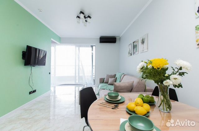 

1-к. квартира, 40 м², 2 кровати