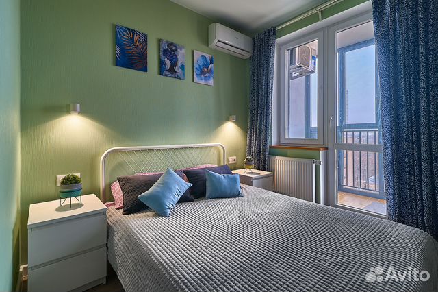 

1-к. квартира, 30 м², 2 кровати