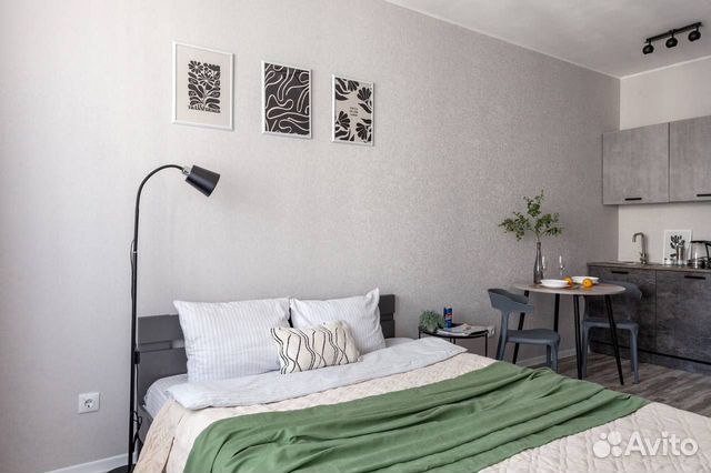 

Квартира-студия, 25 м², 1 кровать