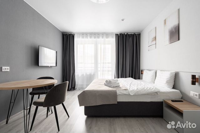 

Квартира-студия, 28 м², 1 кровать