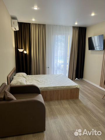 

Квартира-студия, 28 м², 2 кровати
