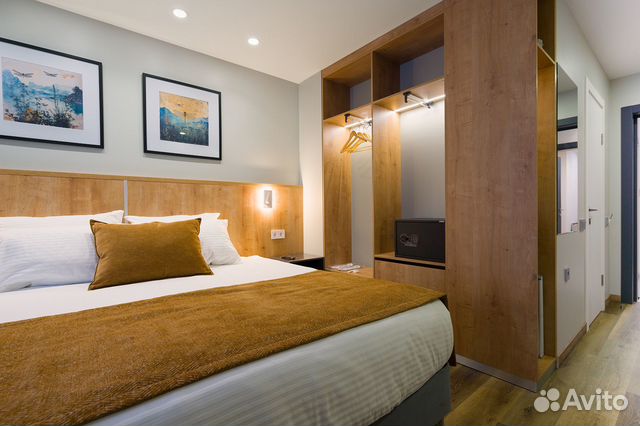 

Квартира-студия в апарт-отеле, 25 м², 1 кровать
