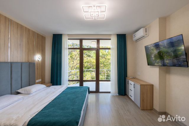 

1-к. квартира, 55 м², 2 кровати