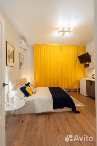 

Квартира-студия, 27,5 м², 2 кровати