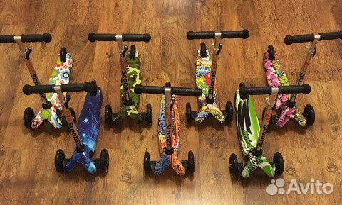 Самокат детский Scooter Mini Принт