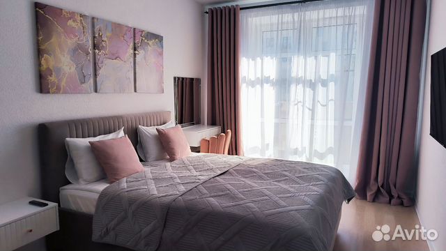 

1-к. квартира, 42 м², 2 кровати