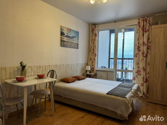

Квартира-студия, 24 м², 2 кровати