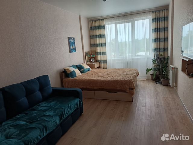 

1-к. квартира, 42 м², 2 кровати