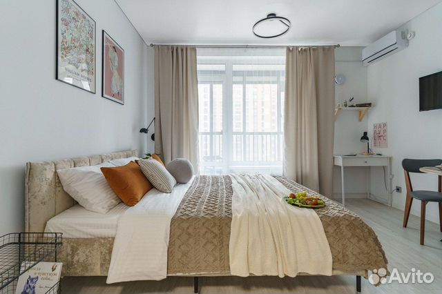 

Квартира-студия, 25 м², 2 кровати