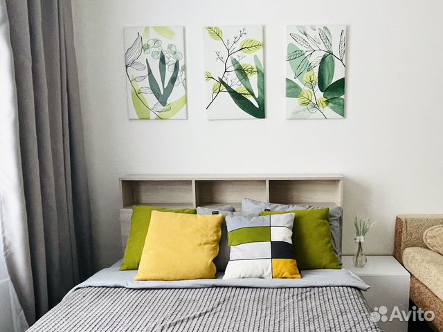 

Квартира-студия, 25 м², 2 кровати