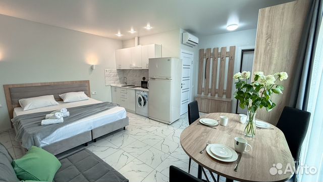 

Квартира-студия, 28 м², 2 кровати