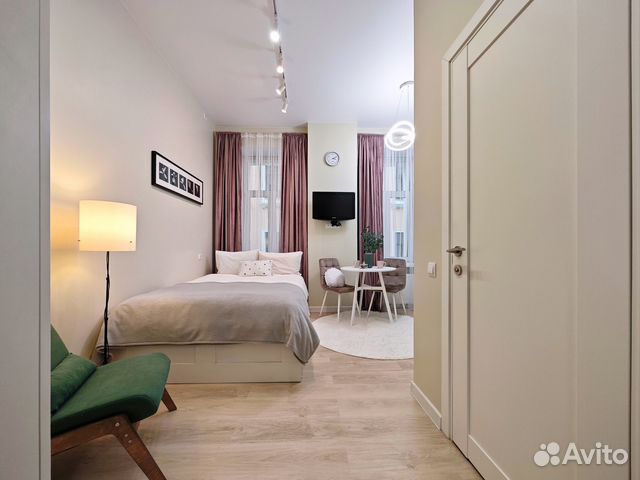 

Квартира-студия, 24 м², 1 кровать