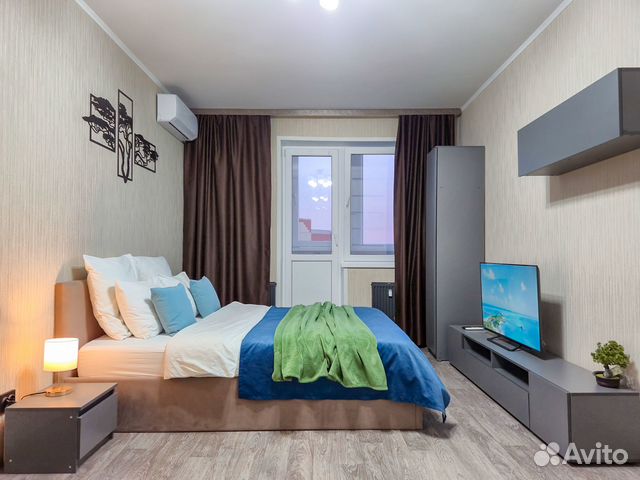 

1-к. квартира, 37 м², 2 кровати