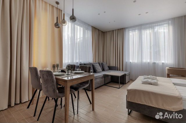 

Квартира-студия, 35 м², 2 кровати