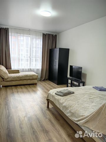 

1-к. квартира, 40 м², 2 кровати