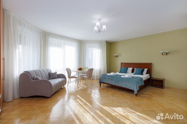 

Квартира-студия, 41 м², 2 кровати