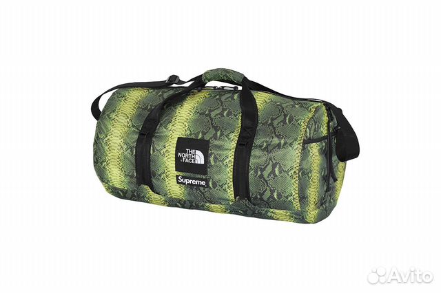 north face supreme duffle bag
