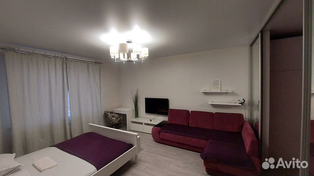 

1-к. квартира, 46 м², 3 кровати