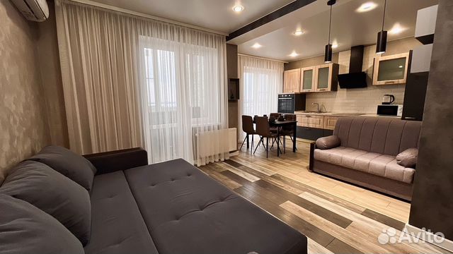 

Квартира-студия, 44 м², 2 кровати
