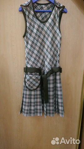 Школьная форма сарафан,пиджак