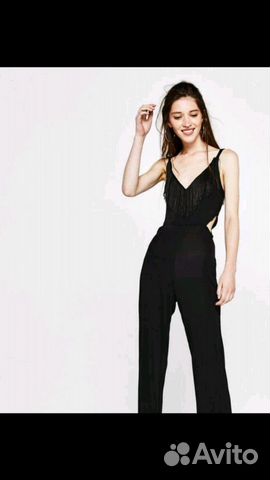 Комбинезон с бахромой Bershka