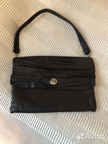 Клатч сумка кожаная