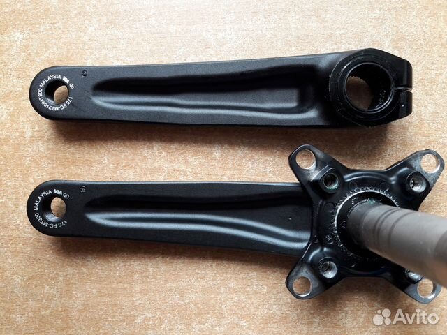 Новые шатуны Shimano MT300 (вес 719гр.)