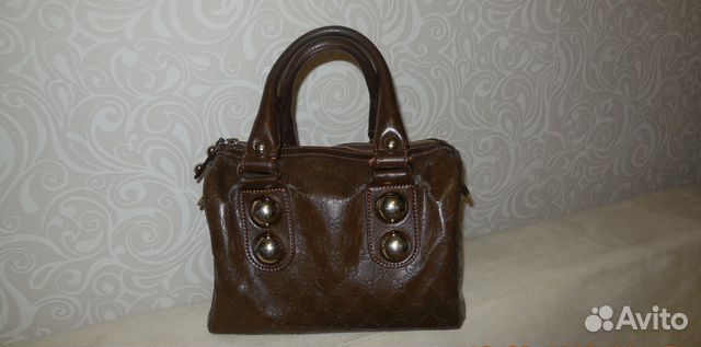 Сумка саквояж коричневая Сумка саквояж коричневая