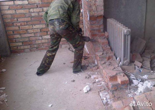 Демонтаж, ремонтные работы, снос помещений