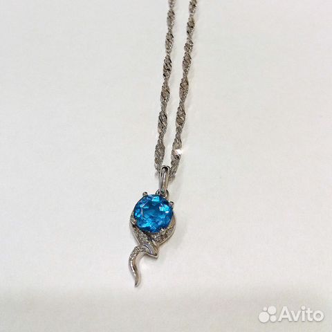 Золотая подвеска с бриллиантами