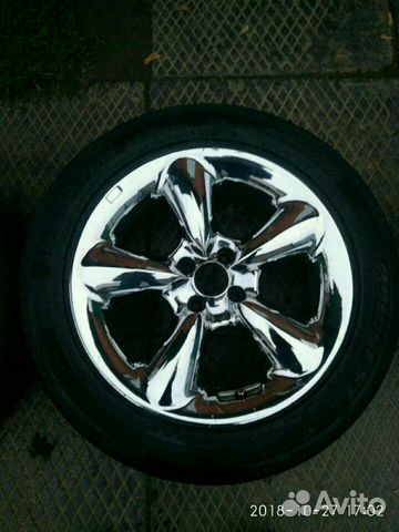 Продам диски яркий хром Work Goocars R17 4x100