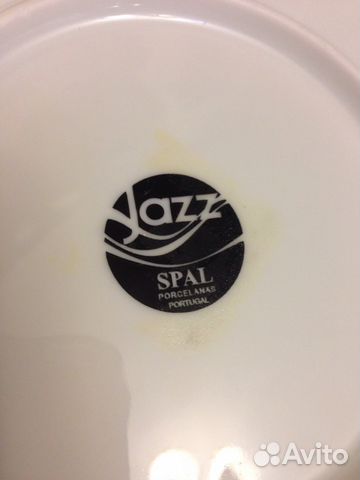 Блюдо и 6 стаканов Jazz spal Portugal Блюдо и 6 стаканов Jazz spal Portugal