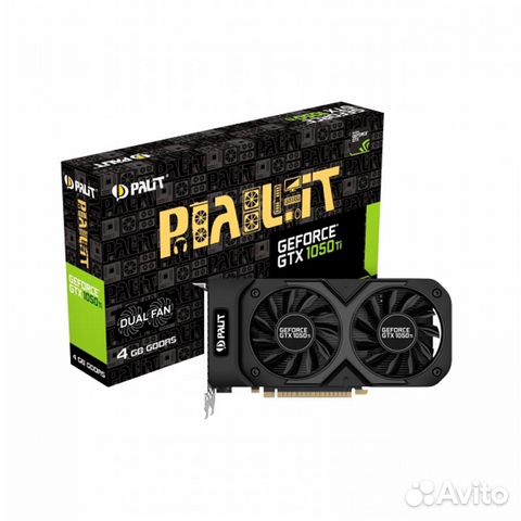 Видеокарта Palit GeForce GTX 1050 ti 4GB